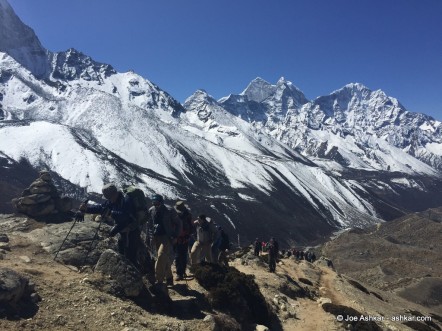 Acclimatization hike above Dingboche