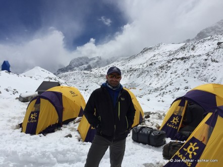 At Everest Base Camp