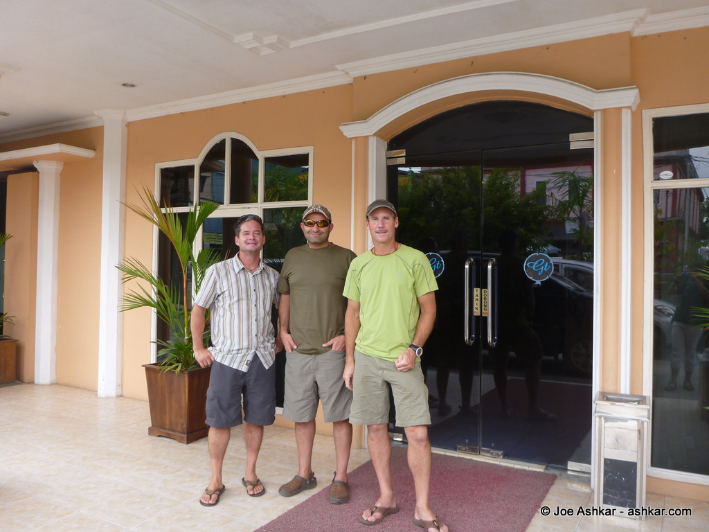 Jacob Schmitz, Joe Ashkar and Scott Woolums in Timika.