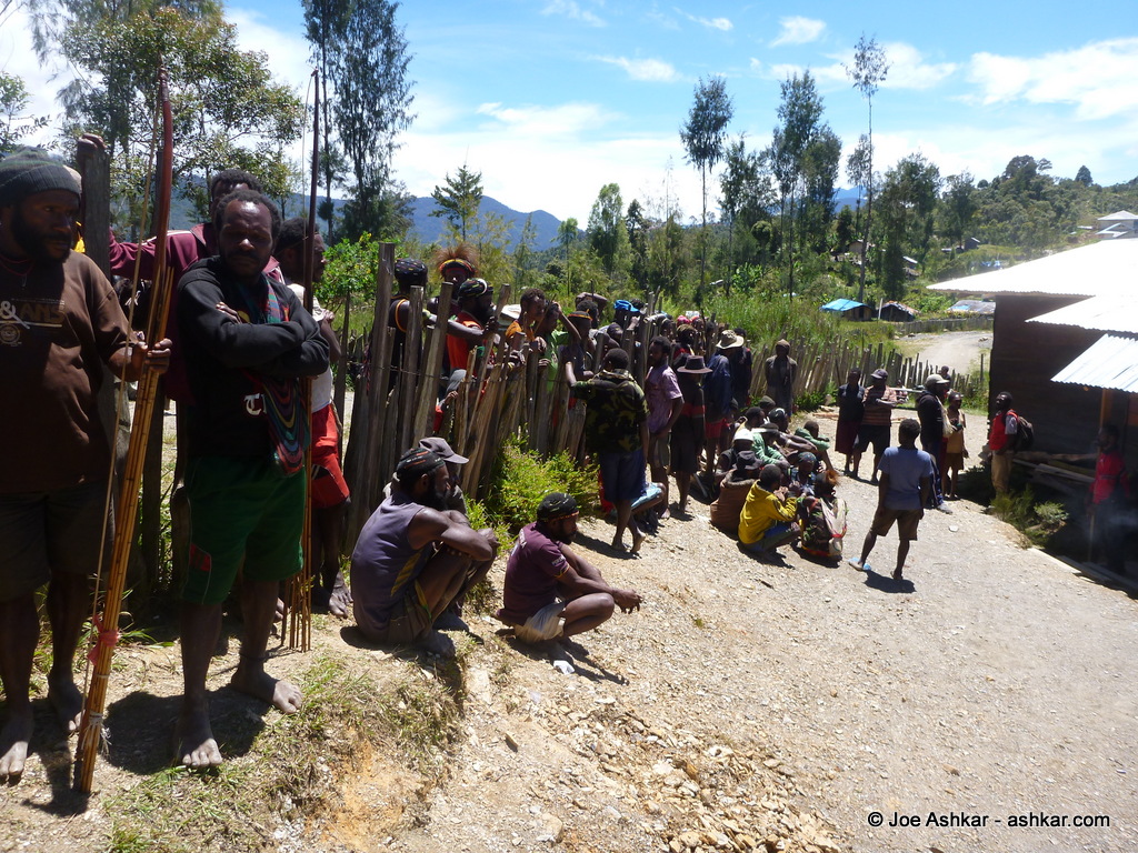 Villagers and Porters in Sugapa.