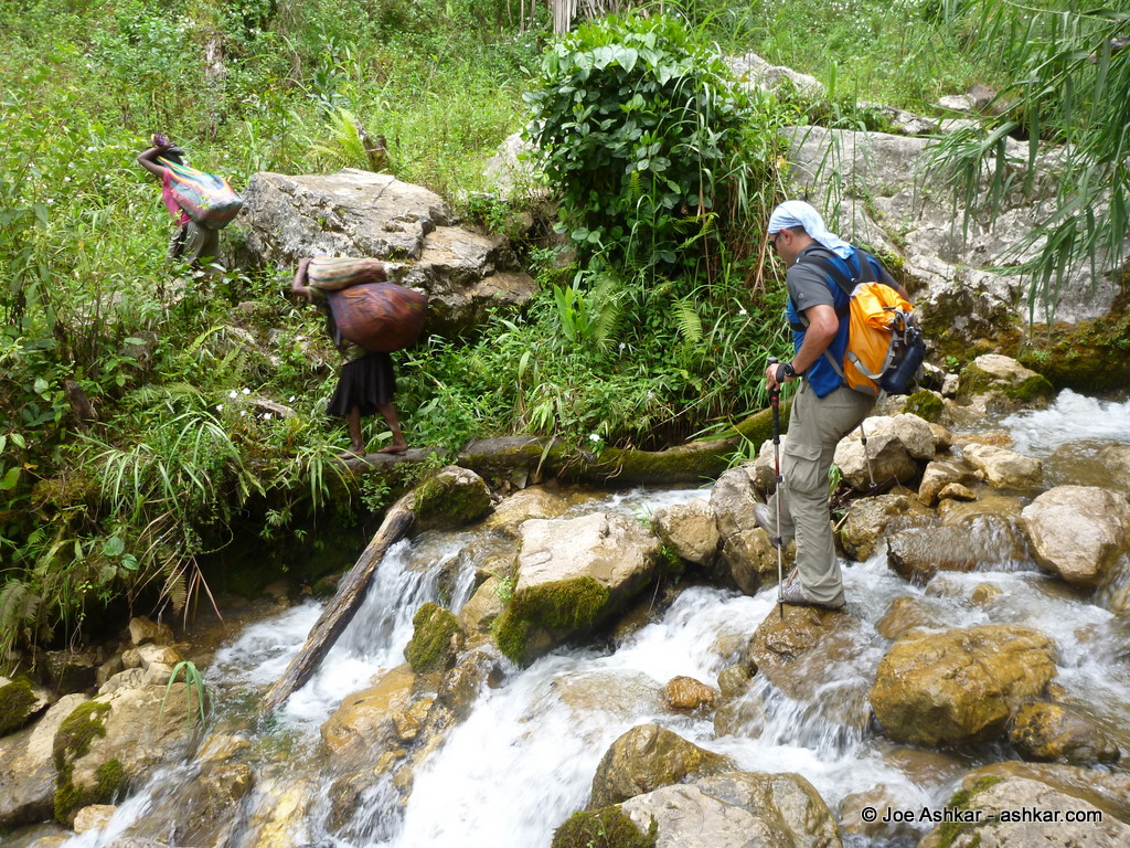 River crossing.