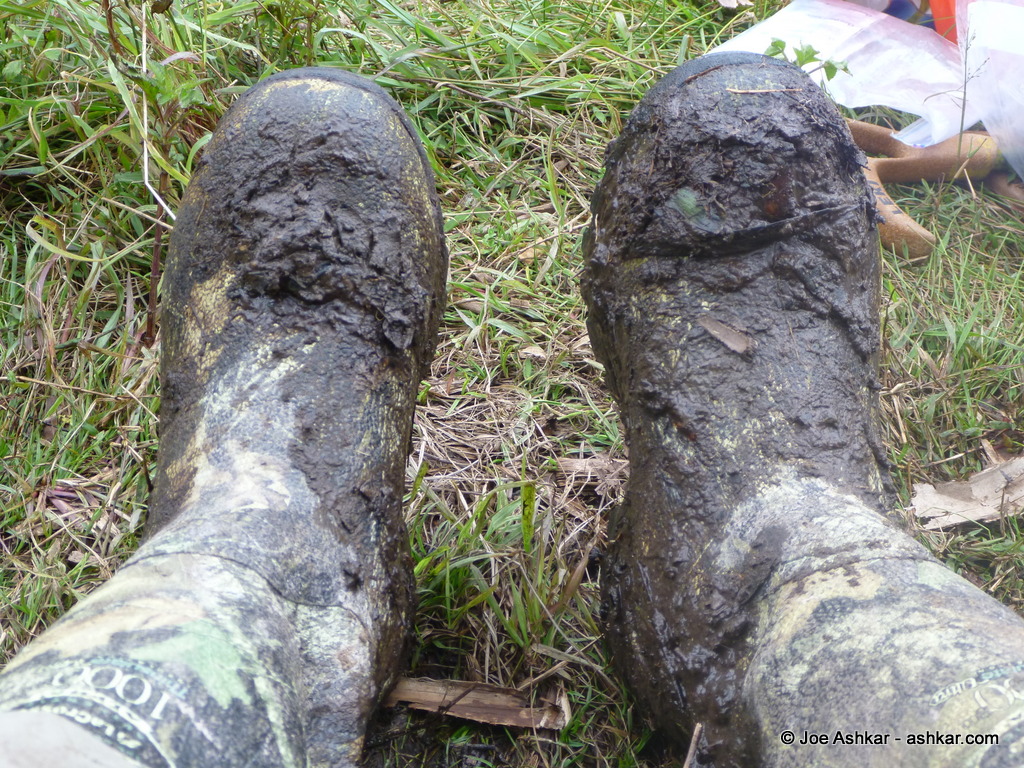 My trekking boot after washing them!