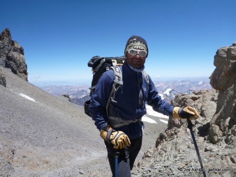 Climbing to the Summit of Cerro Aconcagua.