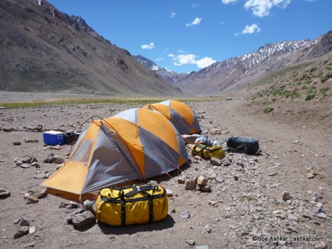 Our camp at Casa de Piedra.