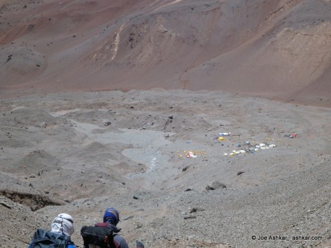 Descending back to Plaza Argentina.