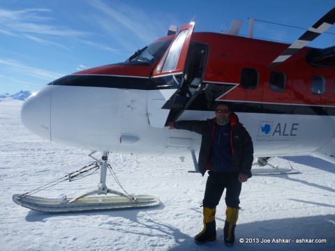 Boarding the DHC-6 Twin Otter.