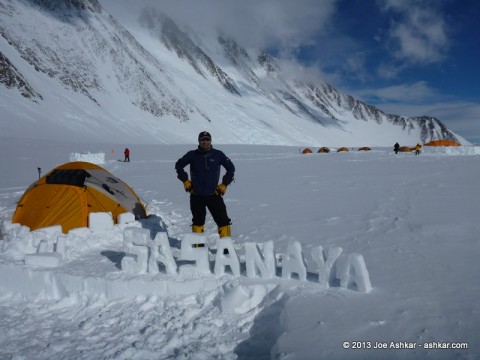 Camp SasaNaya on Mt. Vinson.