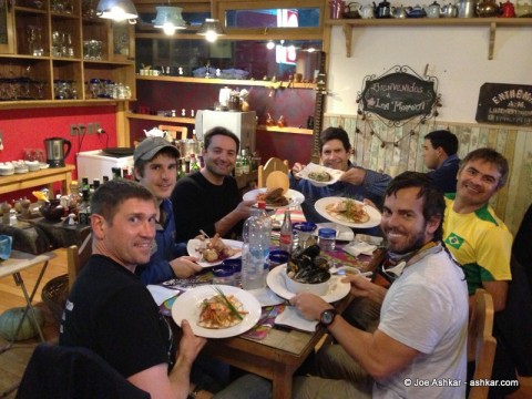 Dinner at La Marmita.