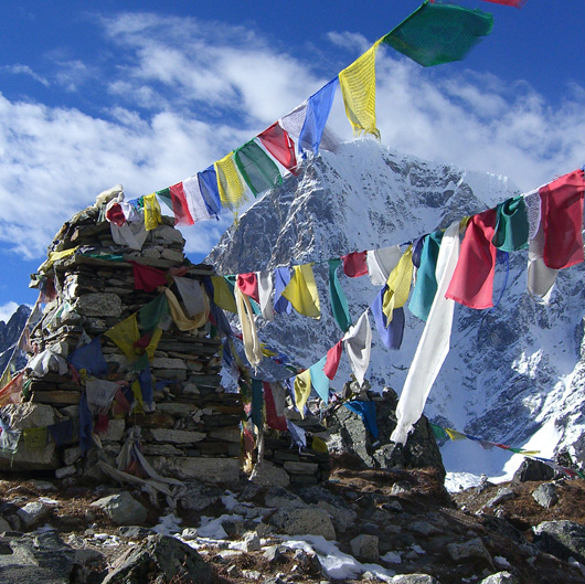 Tibetan prayer flags