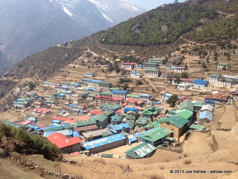 Namche Bazar.