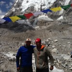 Joe Ashkar & Mark Wilkins in front of Pumori