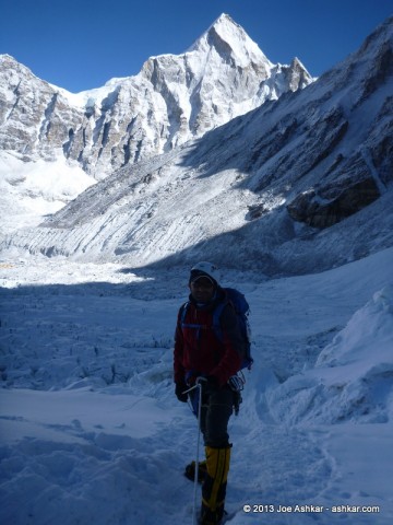 Early morning in the Icefall.